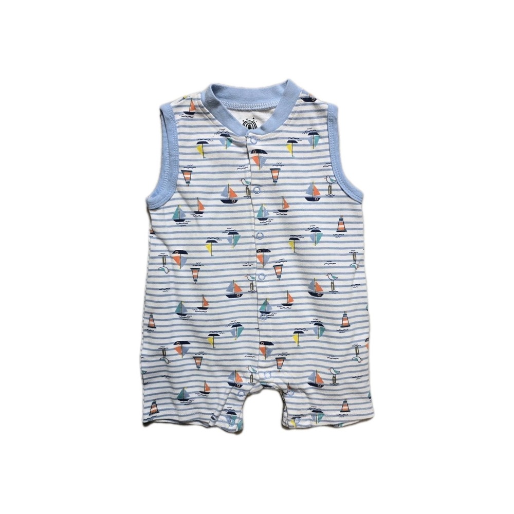 Millie & Myles Baby Boys  Romper  18 Months  Nautical  Boats